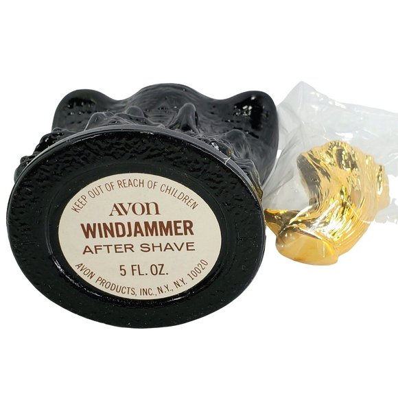 AVON VTG American Eagle Glass Decanter Windjammer After Shave Boxed 5oz Full NOS - Picture 9 of 12
